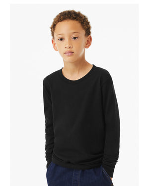 Bella + Canvas Youth Heather CVC Long-Sleeve T-Shirt