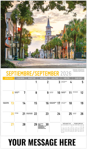 Scenes of America (Bilingual) - 2026 Promotional Calendar