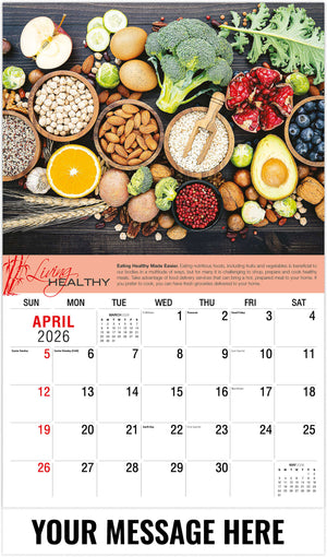 Living Healthy - 2026 Promotional Calendar