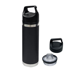 18 Oz. Davenport Stainless Steel Bottle - Black
