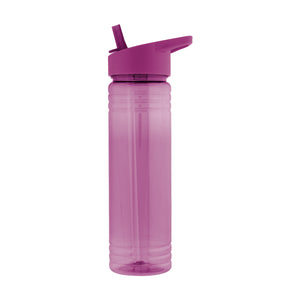 24 Oz. Ricky rPET Bottle - Translucent Purple