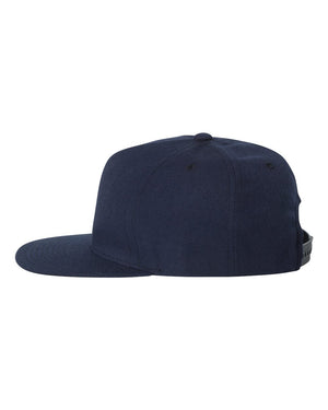 YP Classics Adult Structured Flat Visor Classic Snapback Cap