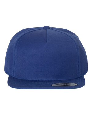 YP Classics Adult Structured Flat Visor Classic Snapback Cap - Royal