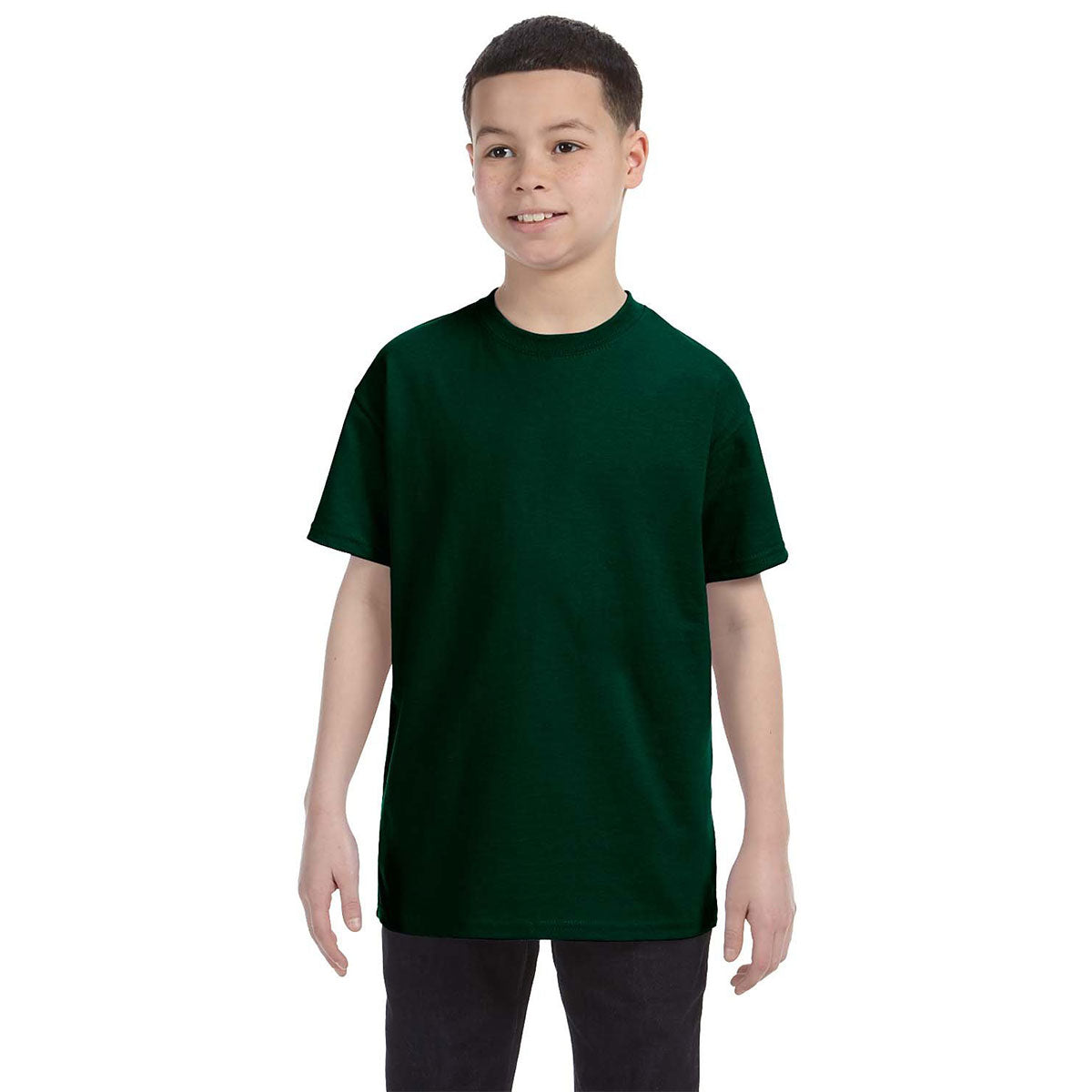 Gildan Youth Heavy Cotton™ T-Shirt - Forest Green