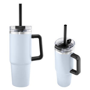 30 Oz. Intrepid Stainless Steel Tumbler - Light Blue