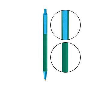 Forest Green BIC® Clic Stic® Pen - Forest Green With Blue