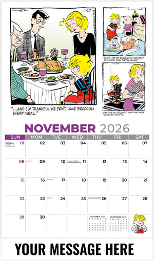 Dennis The Menace - 2026 Promotional Calendar