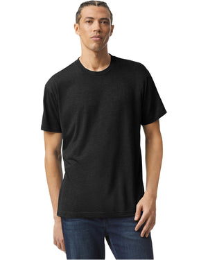 American Apparel Unisex Triblend Short-Sleeve Track T-Shirt