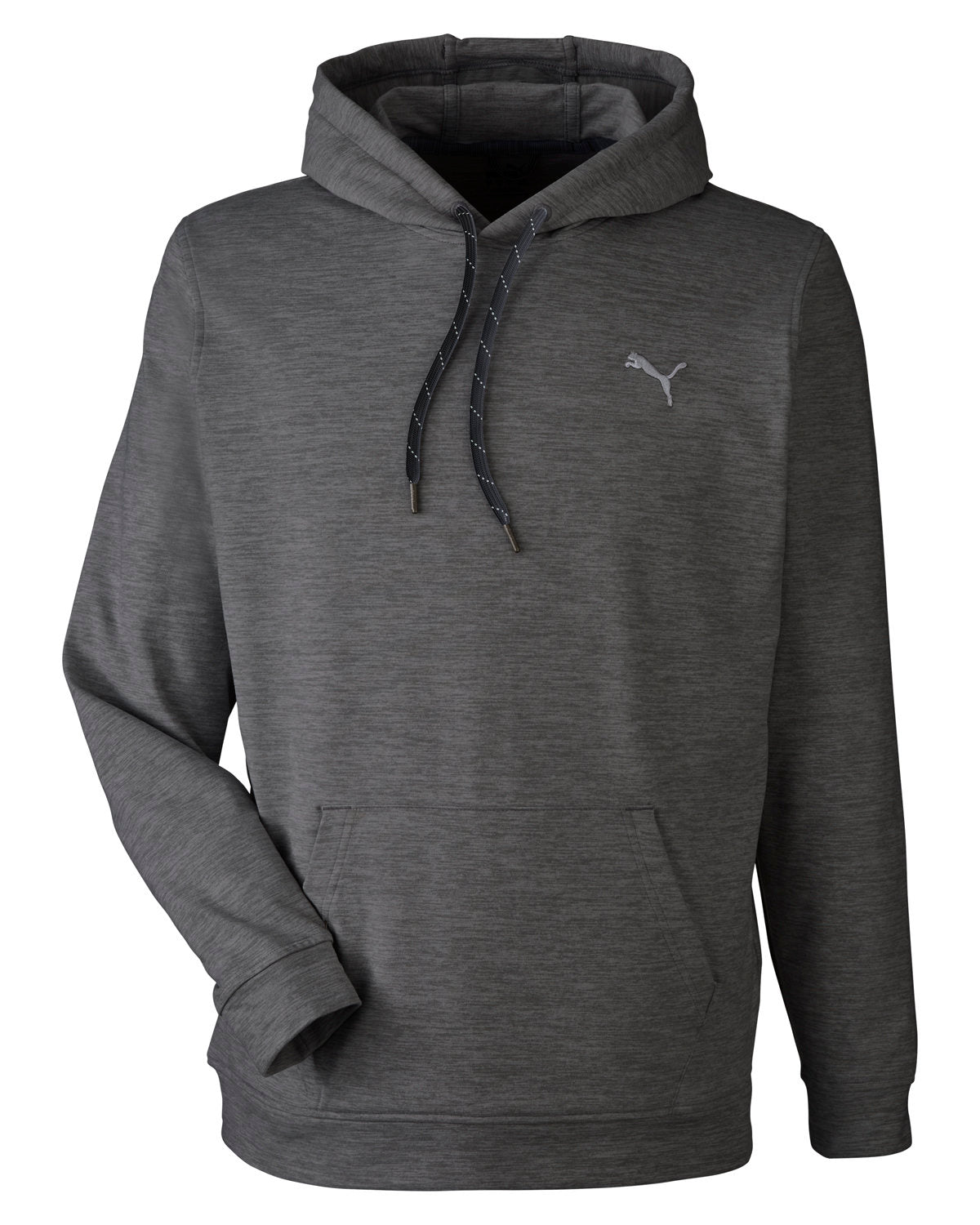 Puma Golf Men's Cloudspun Progress Hooded Sweatshirt - Puma Black Hthr