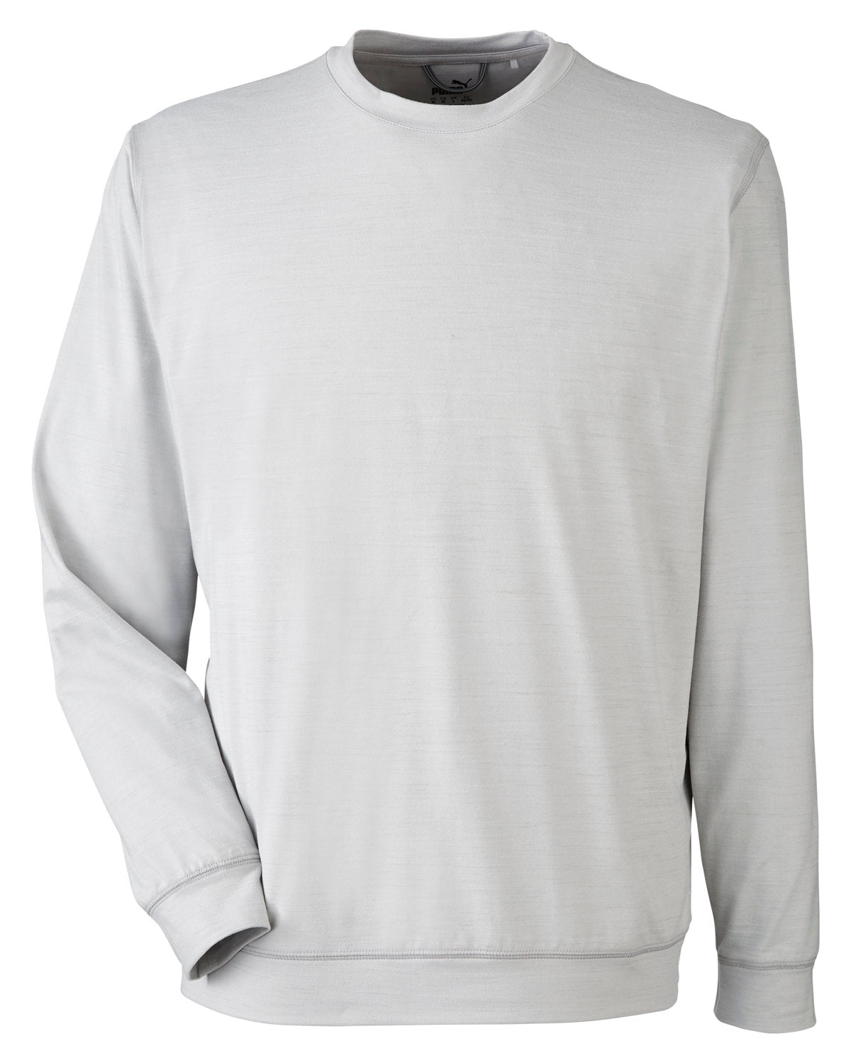 Puma Golf Men's Cloudspun Crew - High Rise Hthr