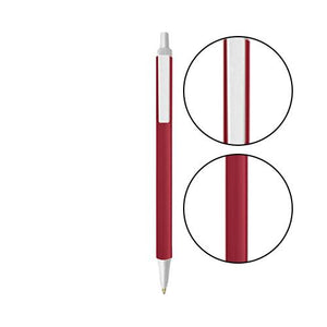 Metallic Red BIC® Clic Stic® Pen - Metallic Red With White