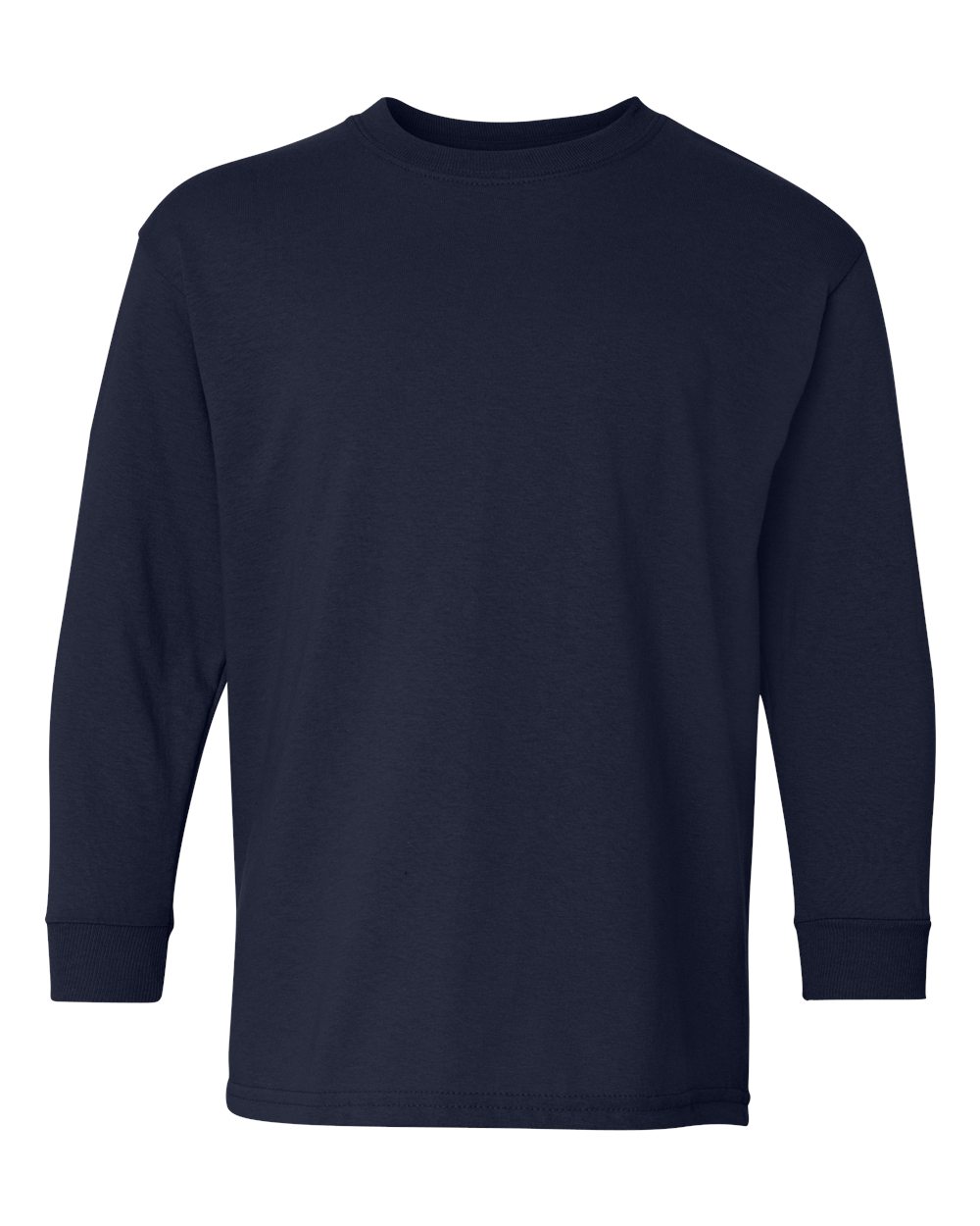 Gildan Youth Heavy Cotton™ Long-Sleeve T-Shirt - Navy