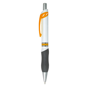 Campus Pen - White With Yellow