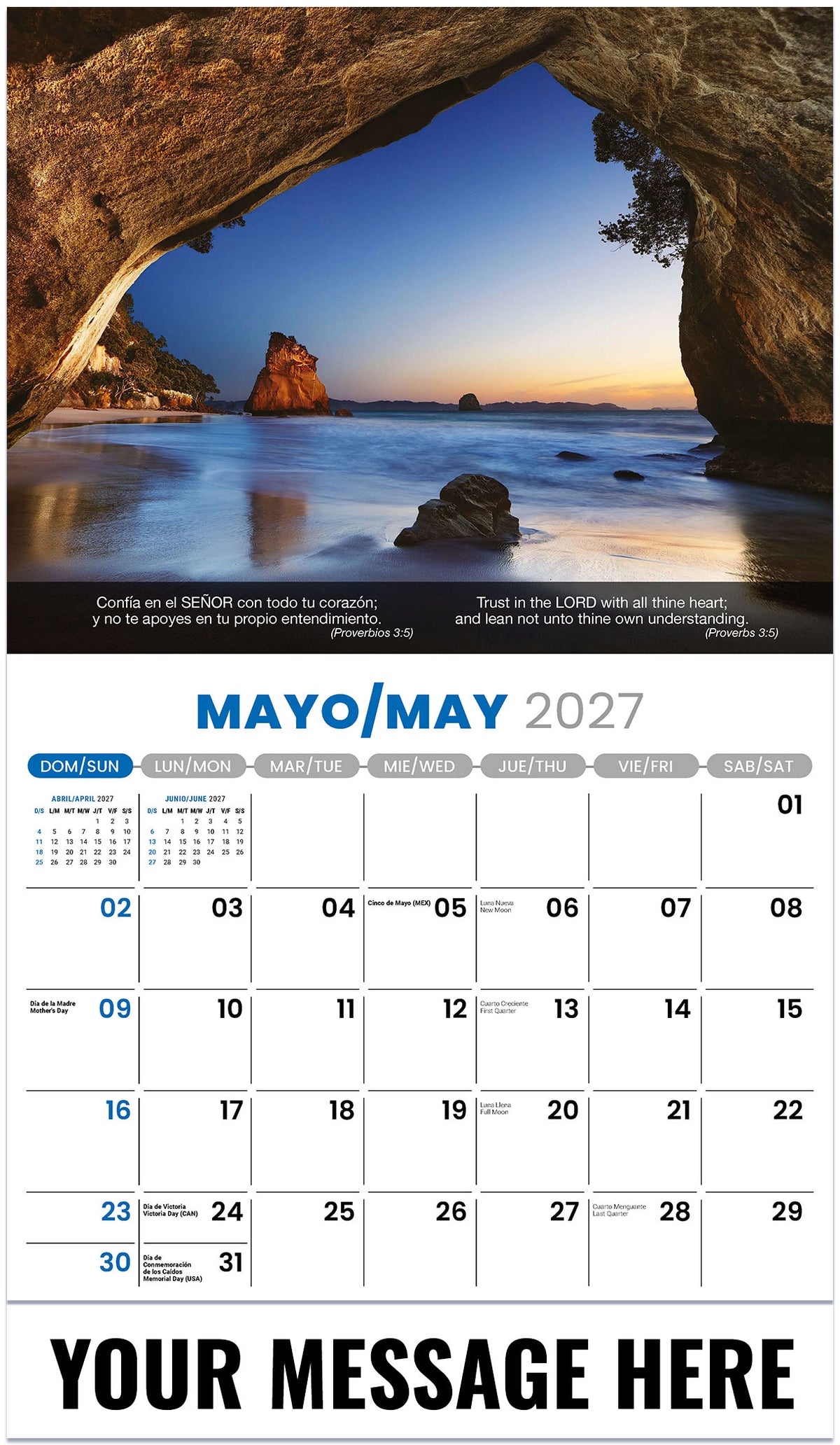 Faith Passages (Bilingual) - 2027 Promotional Calendar