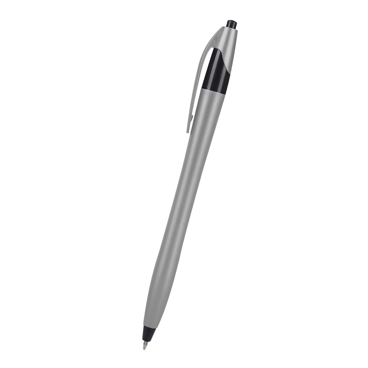 Metallic Dart Pen - Metallic Silver With Black