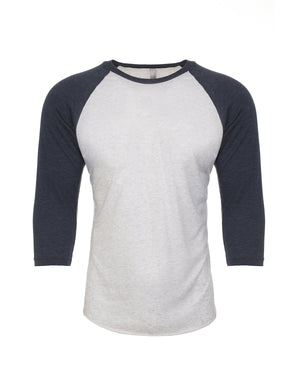 Next Level Apparel Unisex Triblend Three-Quarter Sleeve Raglan