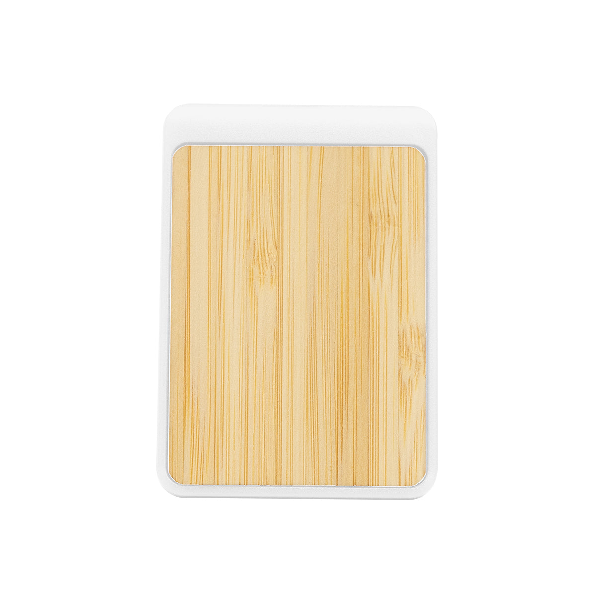 MAGNETIC CLIP WITH BAMBOO ACCENT - Fsc Bamboo White