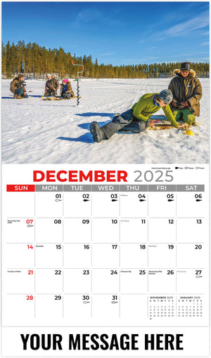 Fishing and Hunting - 2026 Promotional Calendar