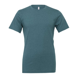 Bella + Canvas Unisex Heather CVC T-Shirt - Hthr Deep Teal