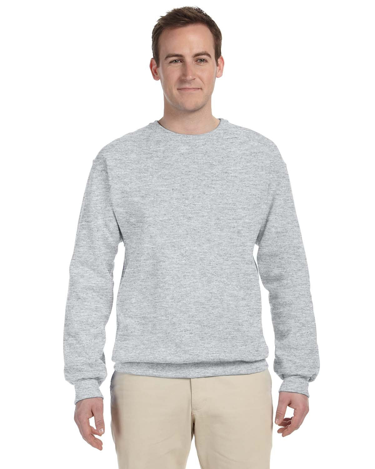 JERZEES Adult NuBlend® Fleece Crew - Ash