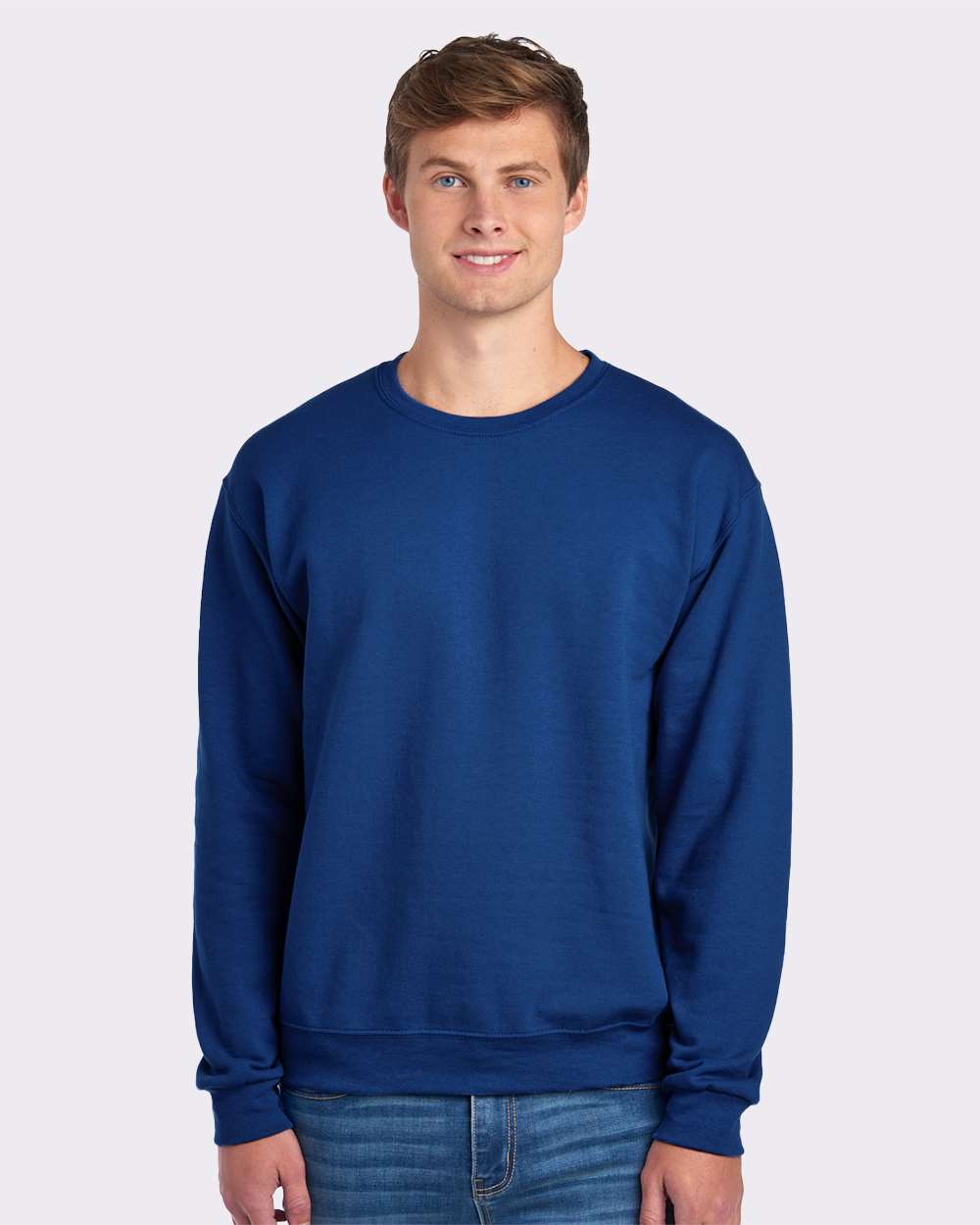 JERZEES Adult NuBlend® Fleece Crew - Royal