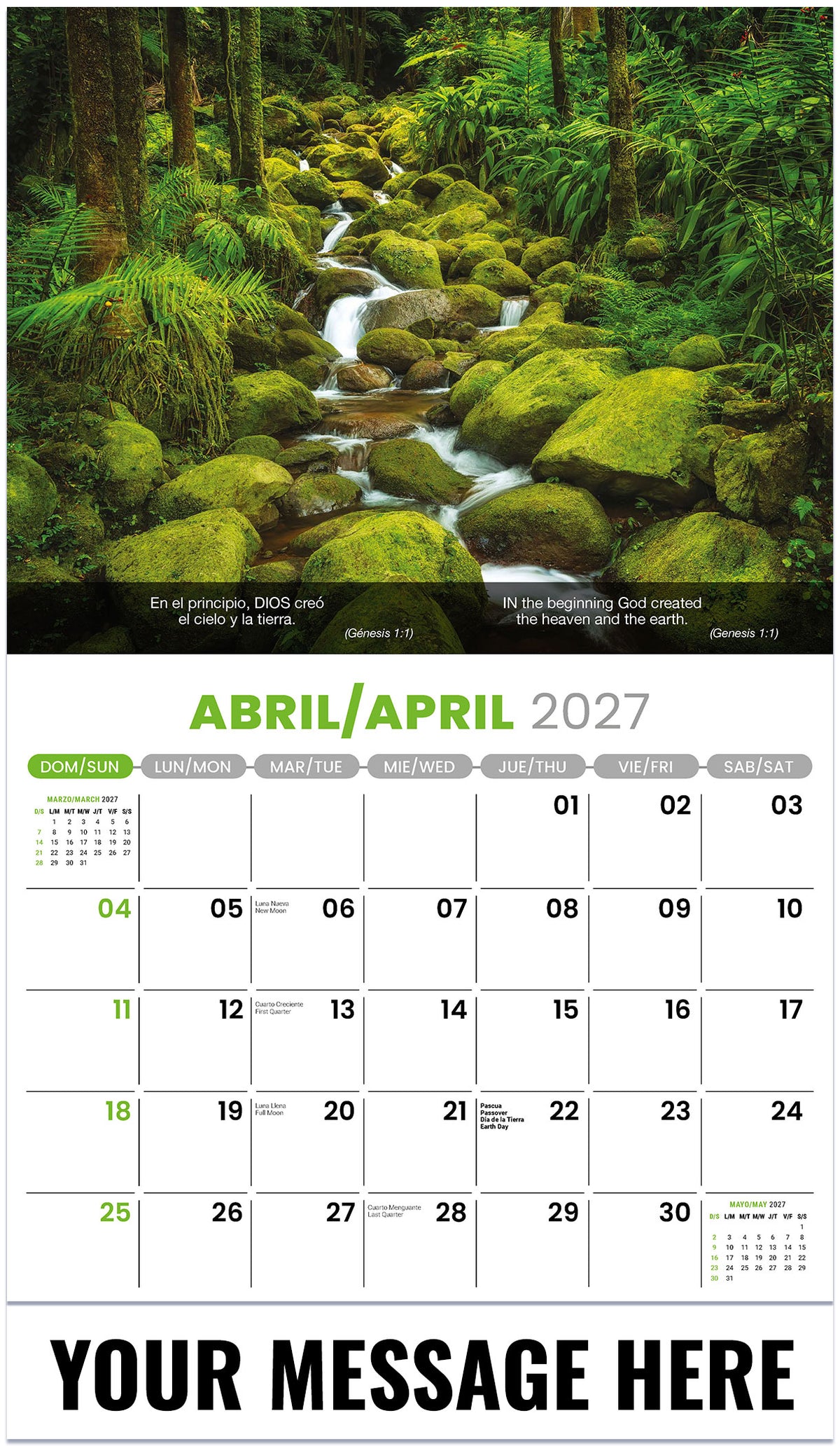 Faith Passages (Bilingual) - 2027 Promotional Calendar