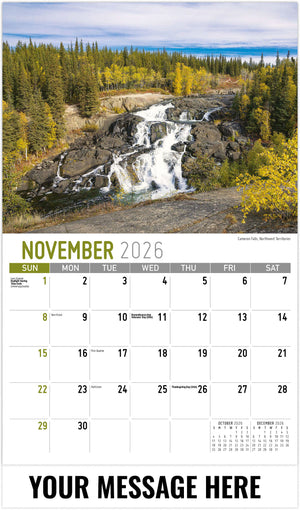 Scenes of Western Canada - 2026 Promotional Calendar