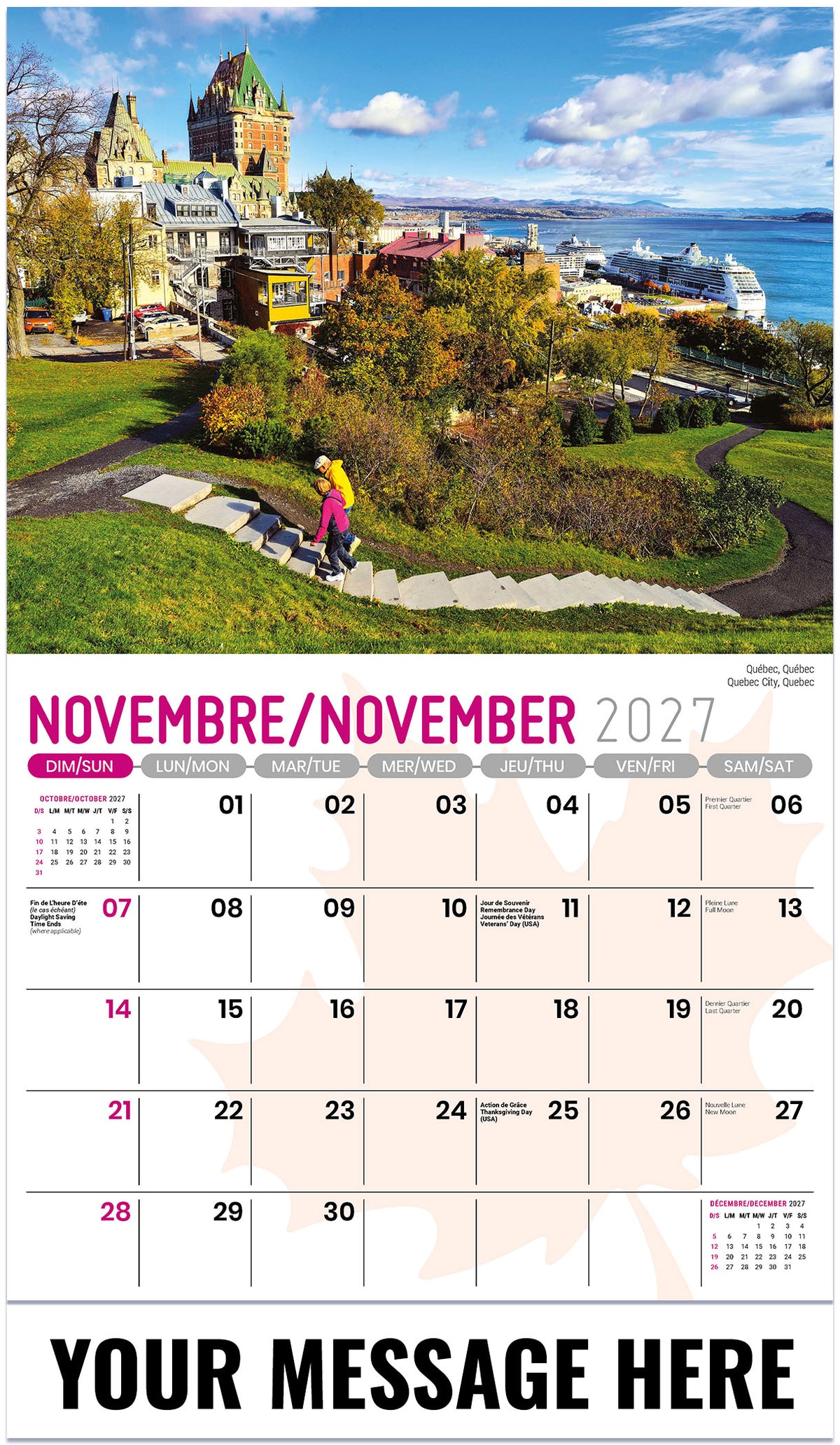 Scenes of Canada (Bilingual) - 2027 Promotional Calendar