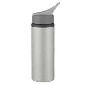 25 Oz. Aluminum Bike Bottle - Metallic Silver