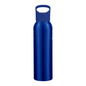 20 Oz. Aluminum Sports Bottle - Blue With Blue