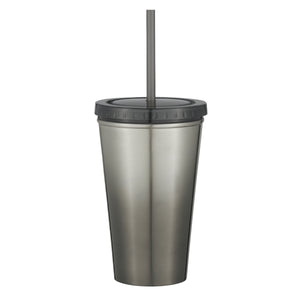 16 Oz. Chroma Stainless Steel Tumbler - Charcoal