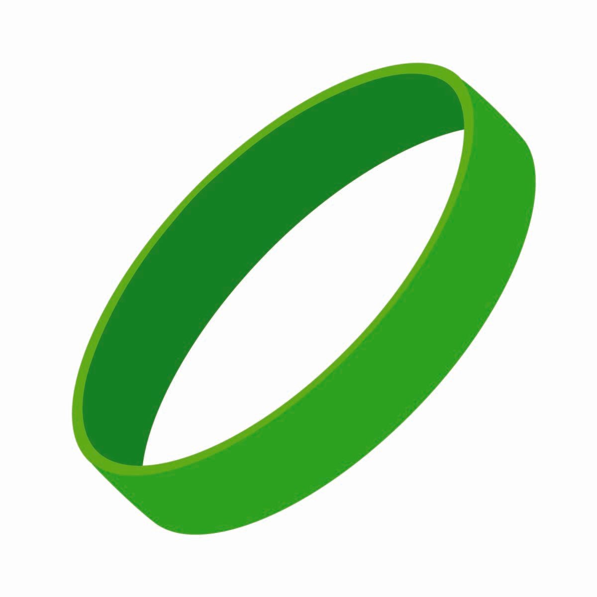 Silicone Wrist Bands - Debossed with Color CM2050_DC -