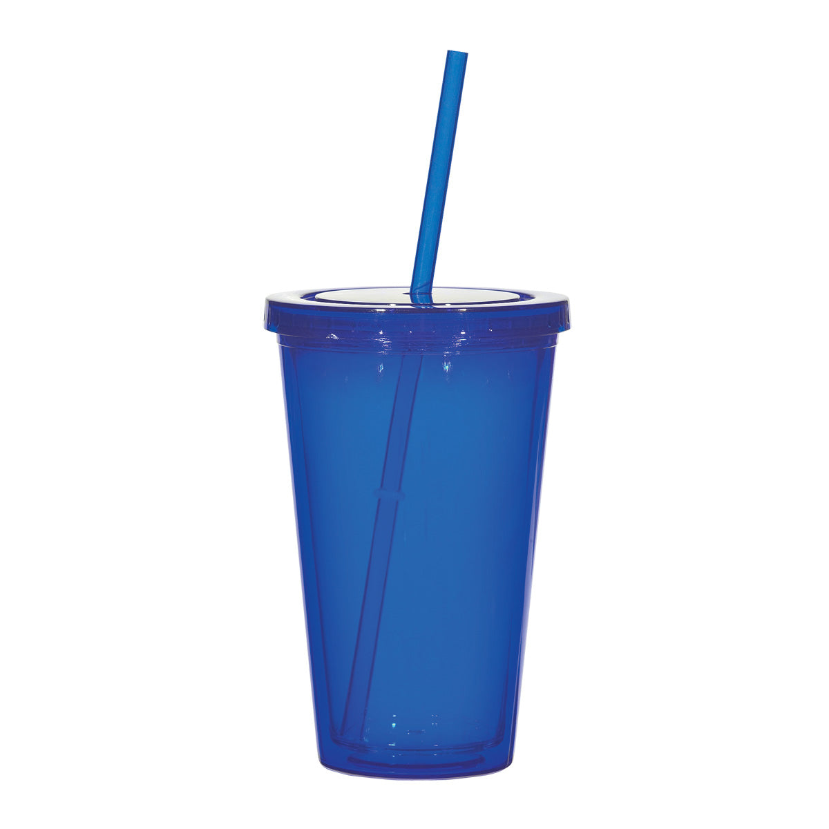 16 Oz. Newport Acrylic Tumbler - Translucent Blue
