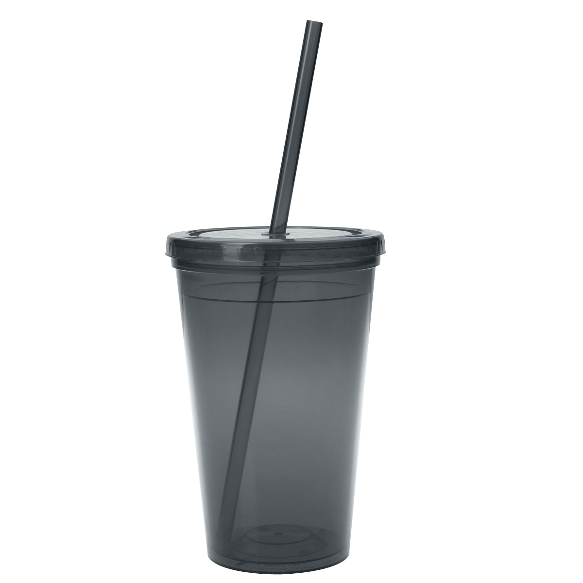 16 Oz. Sunsplash Double Wall Tumbler - Translucent Charcoal
