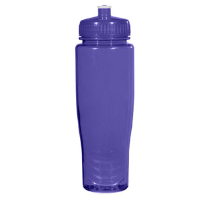 28 Oz. Poly-Clean™ Plastic Bottle - Translucent Purple