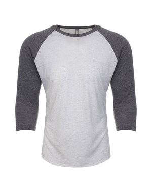 Next Level Apparel Unisex Triblend Three-Quarter Sleeve Raglan