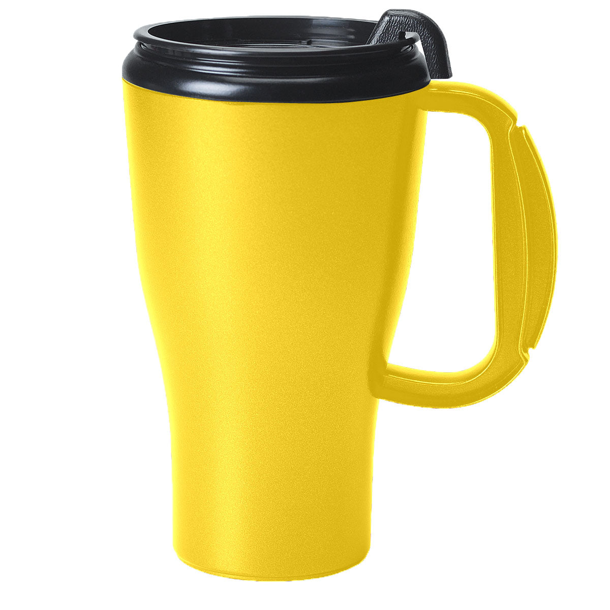 16 oz Omega Mug with Slider Lid - Yellow