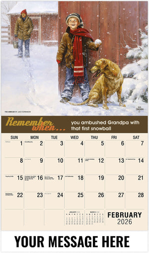 Remember When - 2026 Promotional Calendar