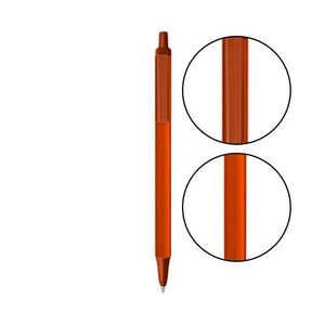 Orange BIC® Clic Stic® Pen - Orange With Metallic Orange