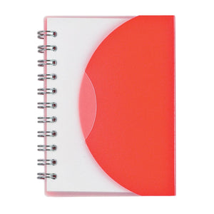 Mini Spiral Notebook - Frost Red