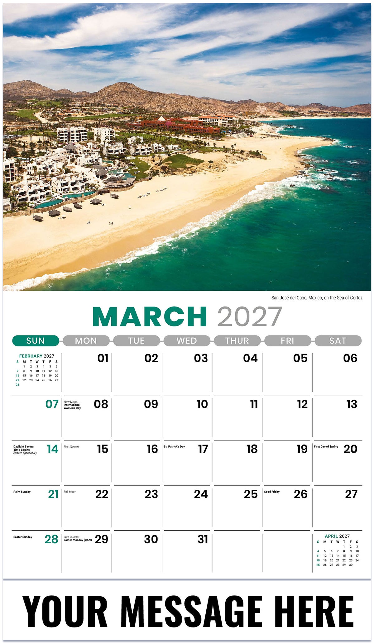 Sun, Sand & Surf - 2027 Promotional Calendar