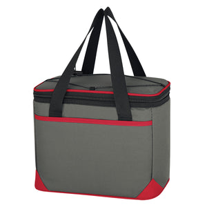 Bolt Kooler Bag - Gray With Red