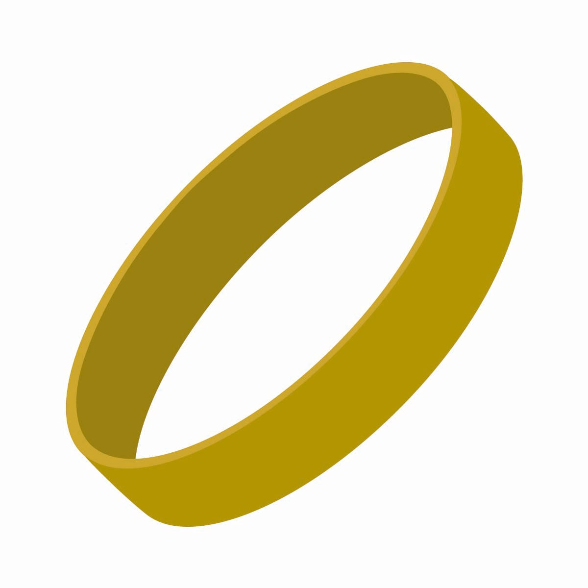 Silicone Wrist Bands - Debossed with Color CM2050_DC -