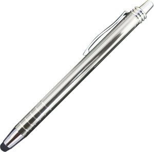 Civic Aluminum Coil Soft Stylus Pen - CM1104 - Silver