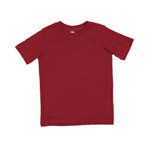 Rabbit Skins Toddler Fine Jersey T-Shirt - Cardinal Blackout