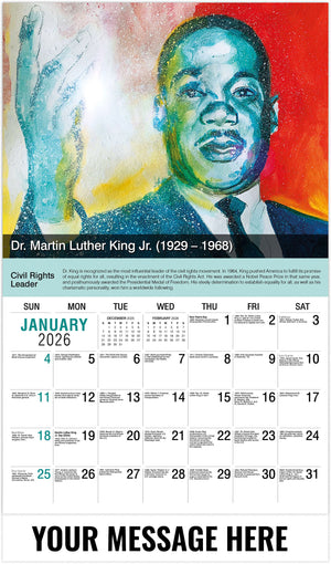 Black History: A Celebration - 2026 Promotional Calendar