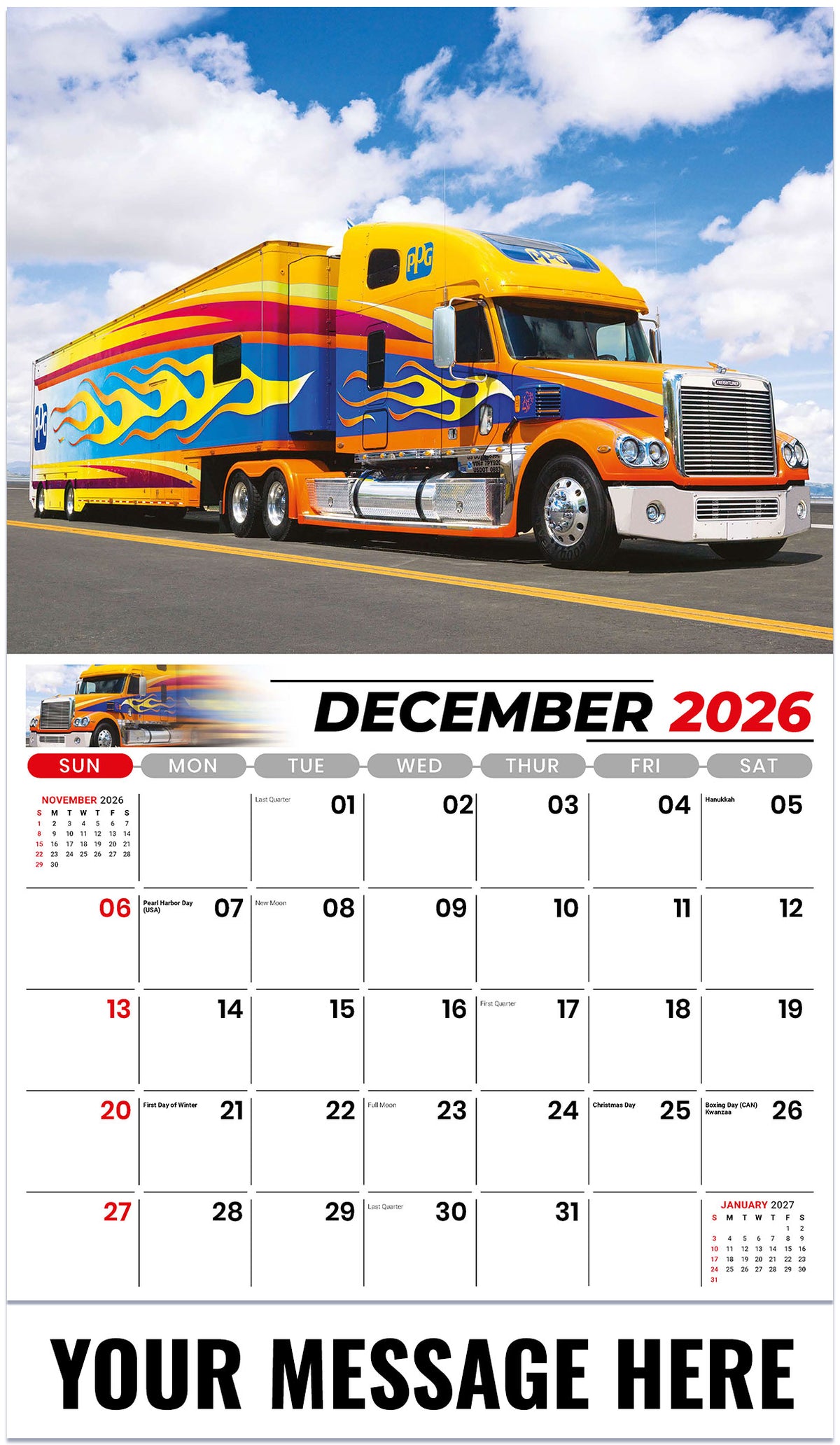 Kings of the Road - 2027 Promotional Calendar
