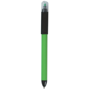 Twin-Write Pen With Highlighter - Green