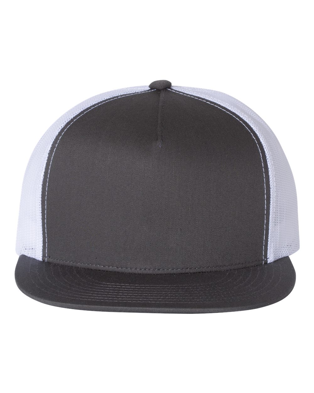 YP Classics Adult Classic Trucker Cap - Charcoal/ White