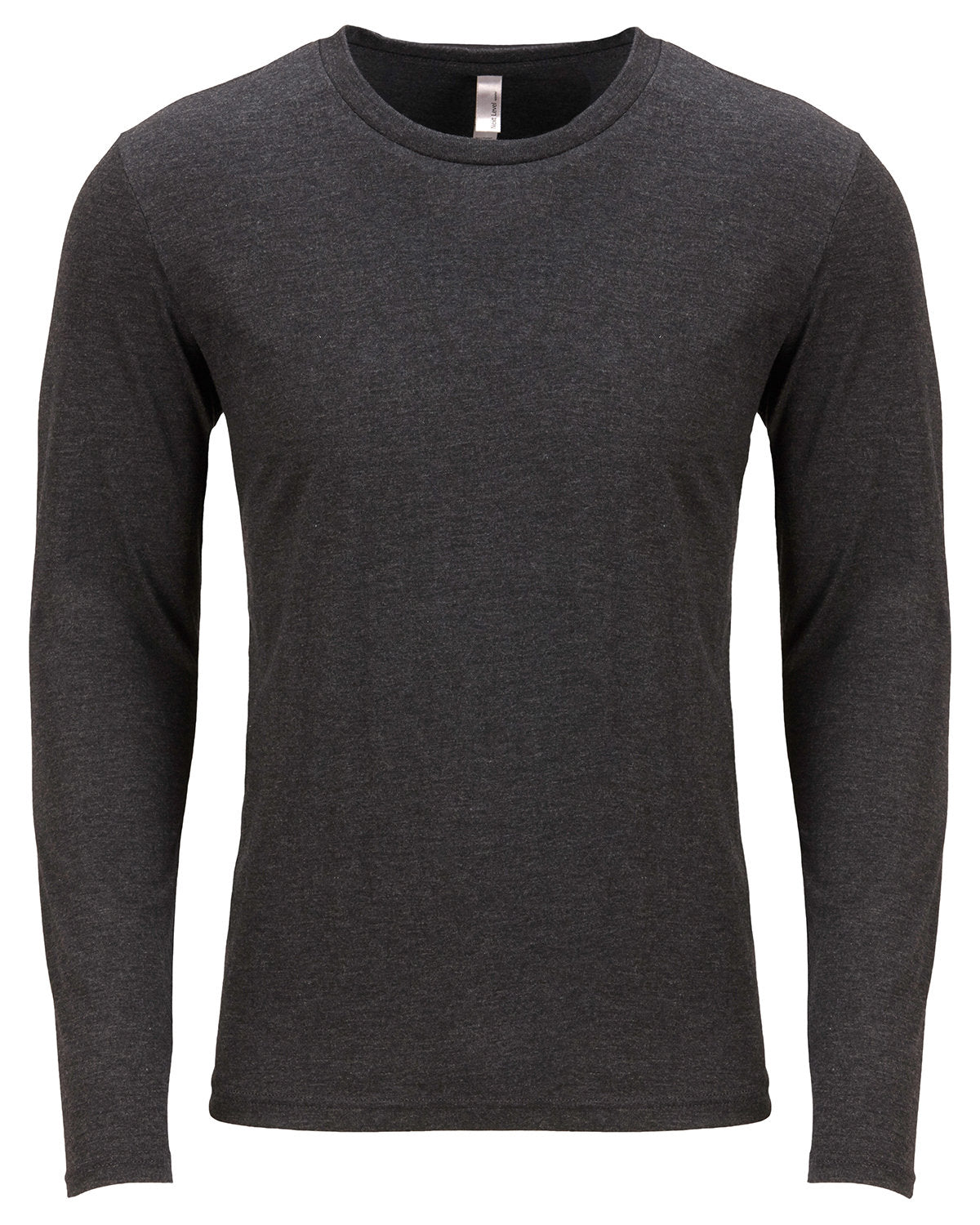 Next Level Apparel Men's Triblend Long-Sleeve Crew - Vintage Black